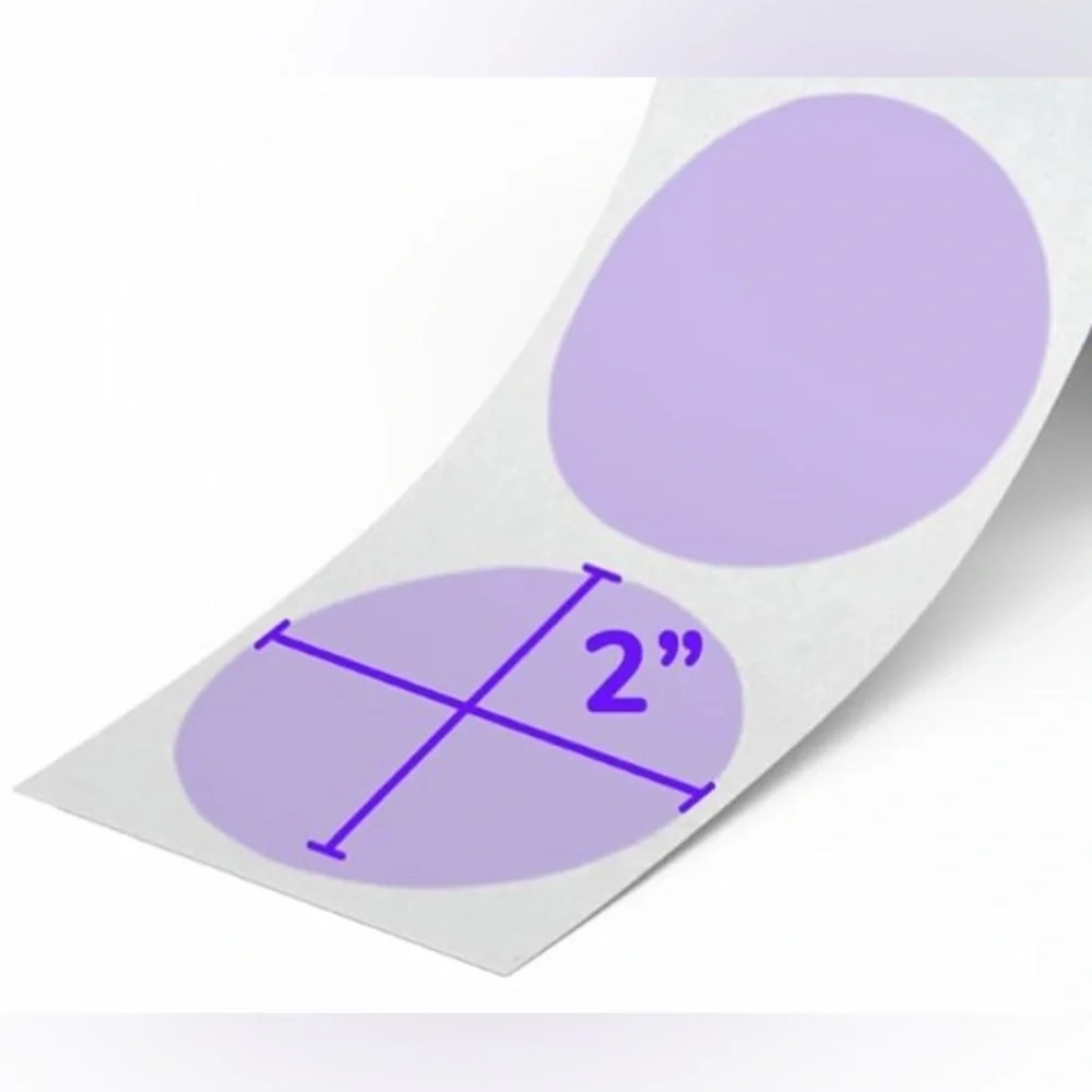 30 CUSTOM STICKERS - 2” ROUND - WITH YOUR QR CODE & CLOSET NAME